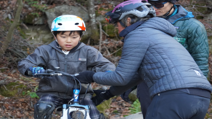 美鈴湖自転車学校12月